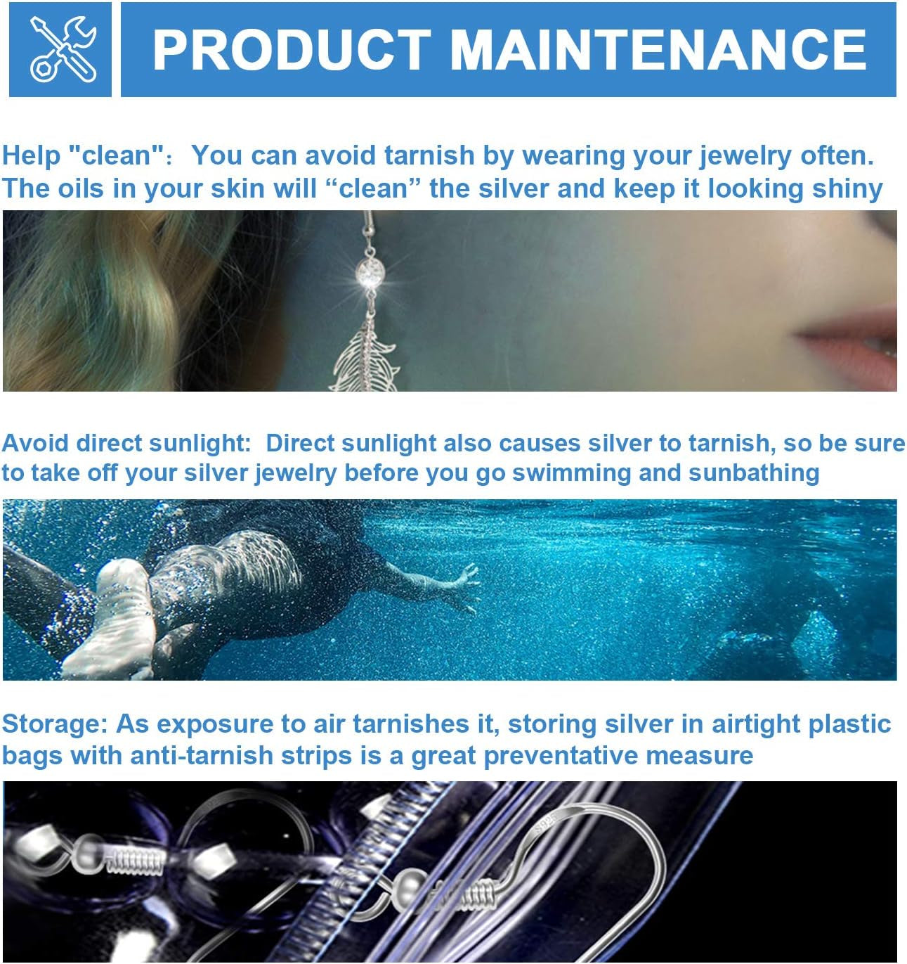 925 Sterling Silver Earring Hooks 120 PCS/60 Pairs, Ear Wires Fish Hooks, Hypo-Allergenic Jewelry Findings Parts with 120 PCS Clear Silicone Earring Backs