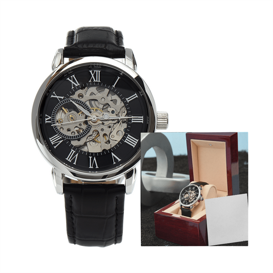 Mens Openwork Watch